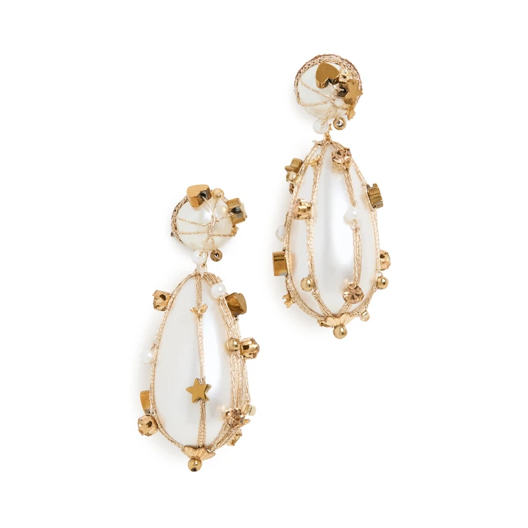 Deepa Gurnani Deepa by Deepa Gurnani Cora Earrings Gold One Size