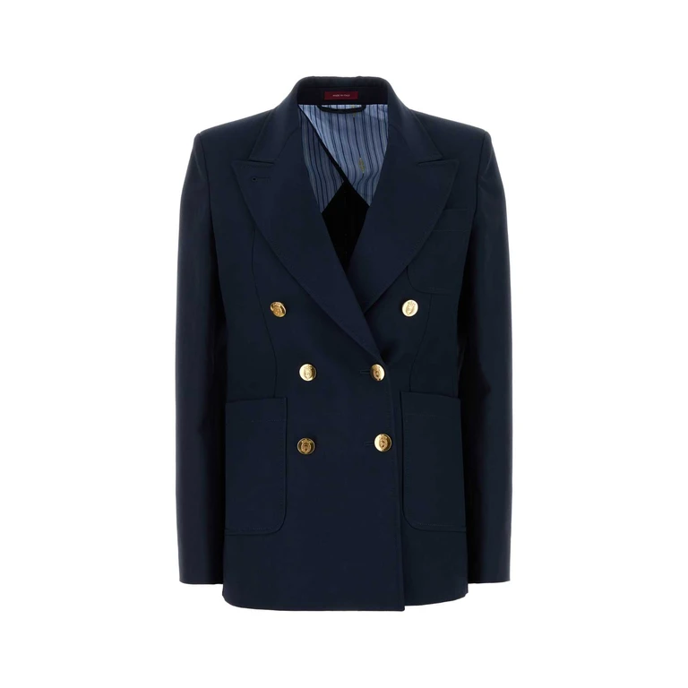 Gucci Jacket Classicbluemix Giacche E Gilet - Women