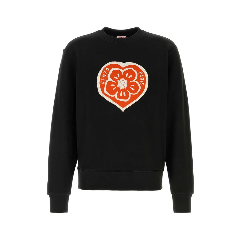 Kenzo Fg55sw2044mj 99j Black Exterior: Cotton Felpe