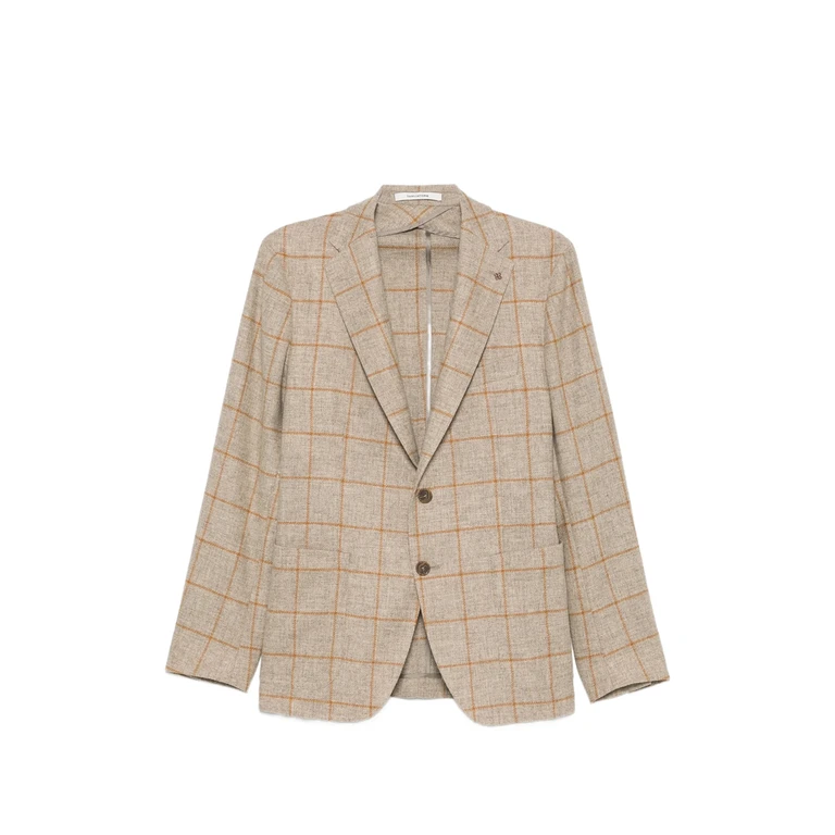 Tagliatore Check-pattern Notched-lapel Jacket