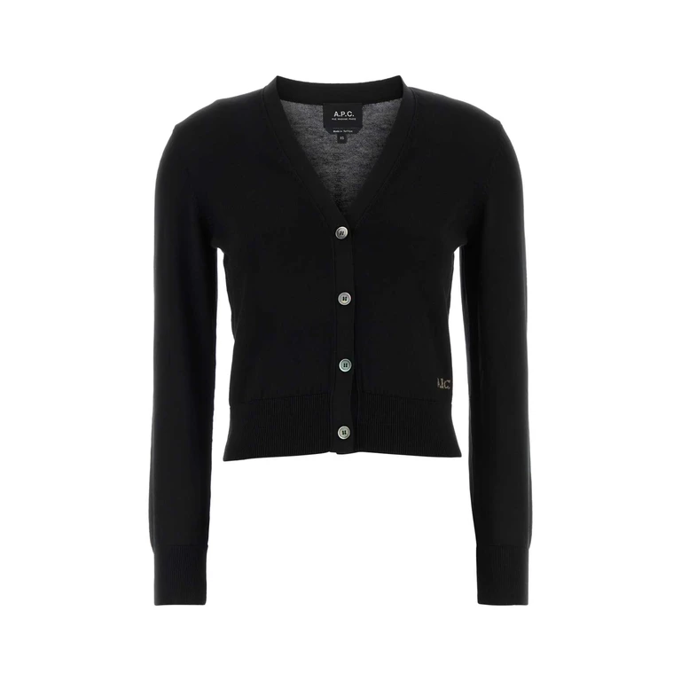 Prada Black Cotton Cardigan