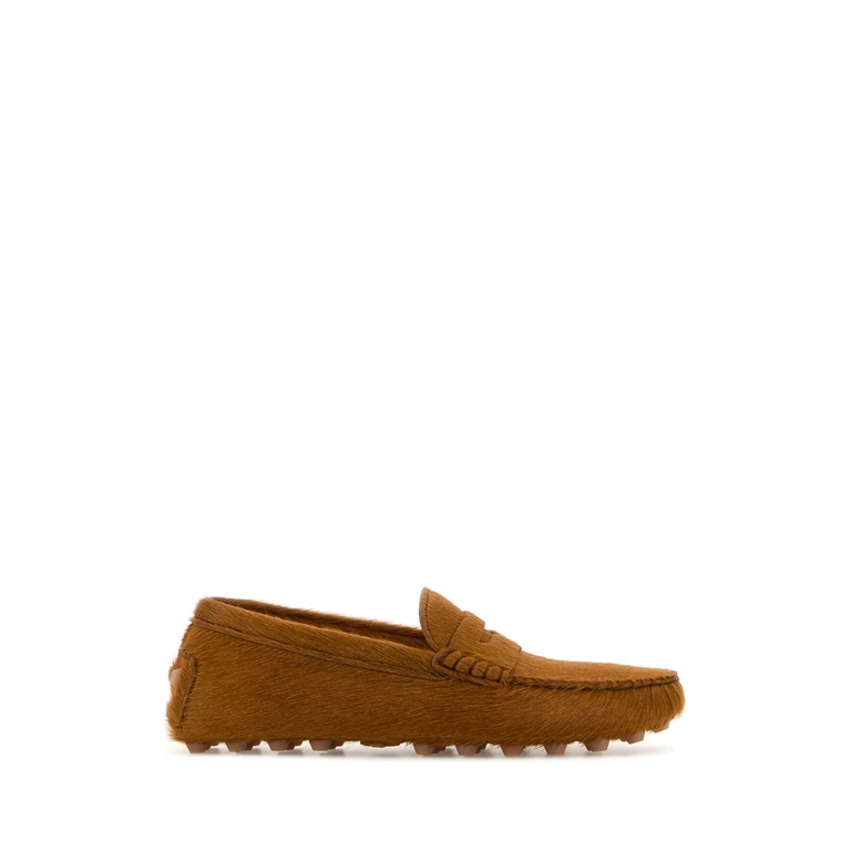 Tod's Caramel Calf Hair Loafers C822 Mocassini - Women