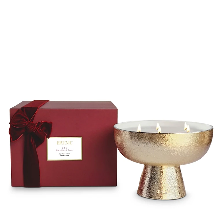 Blueme Black Plum & Cassis Giant Ceramic Candle 45 oz.