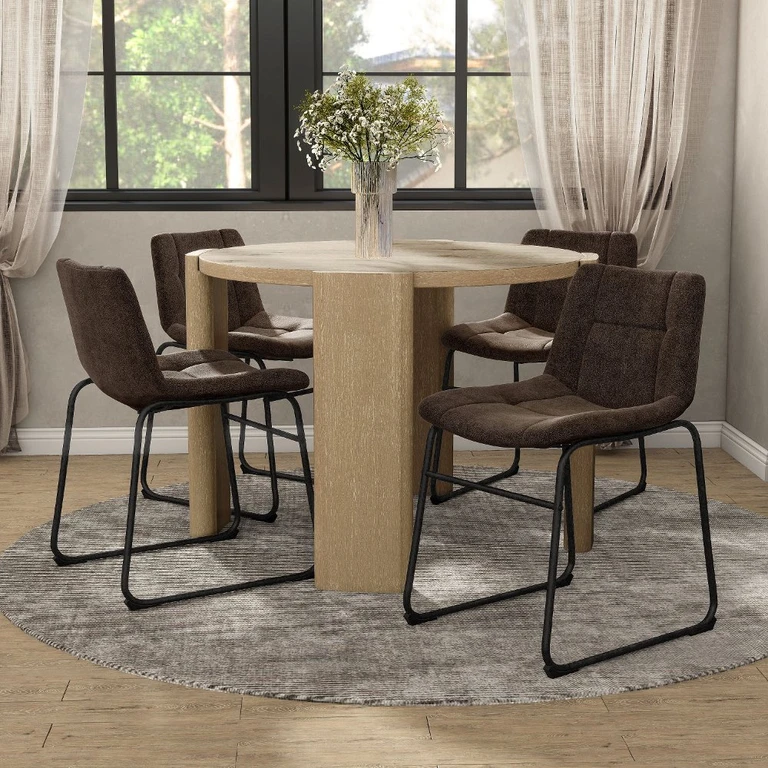 Eamon Blue Dining Chairs, Set of 2