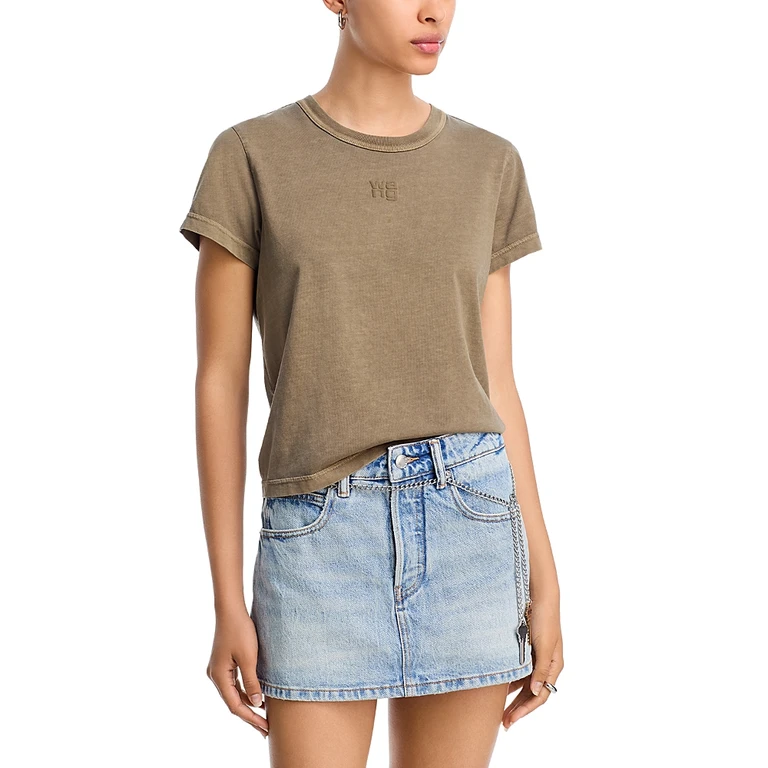alexanderwang. t Essential Shrunk Logo Tee