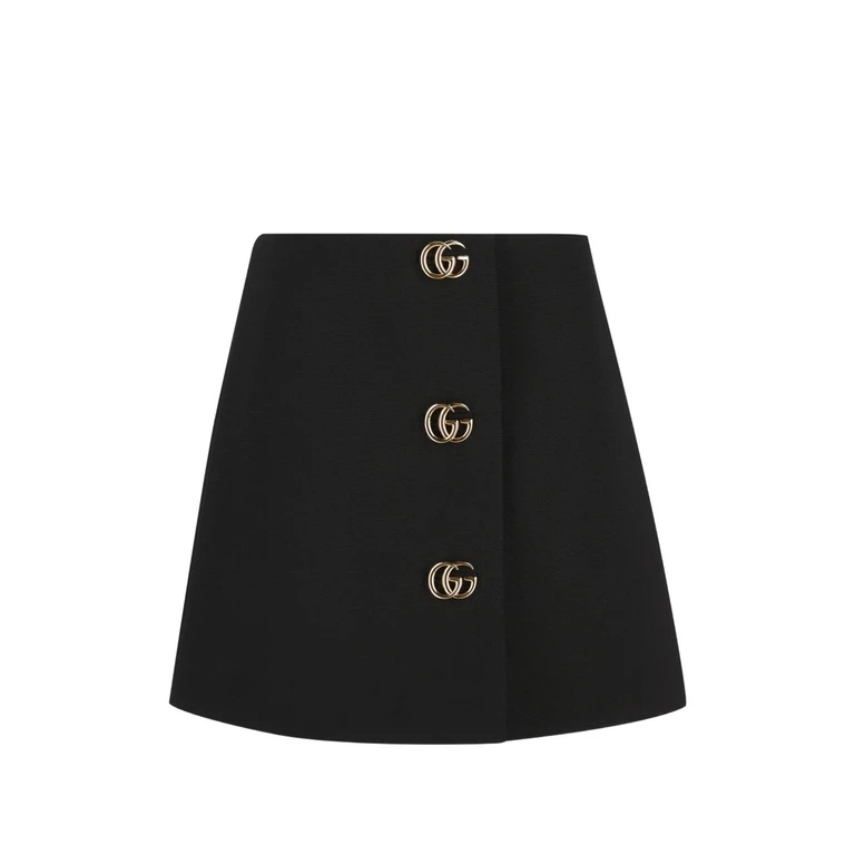 Gucci Skirts Nero Wool - Women