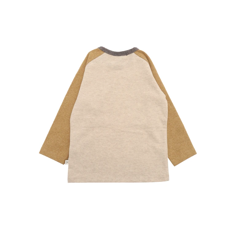 One More In The Family Number One T-Shirt Yellow Cotton Acrylic Elastan Short Sleeves - Kids