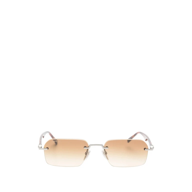 Gucci Rimless Rectangle-frame Sunglasses