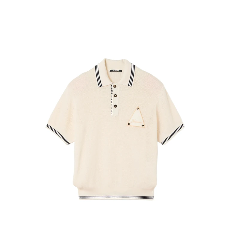 Jacquemus Le Polo Voilier Stripe-trim Polo Shirt