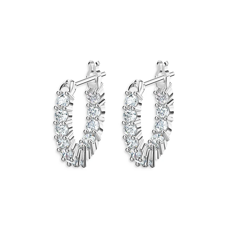 Swarovski Matrix Mini Hoop Earrings