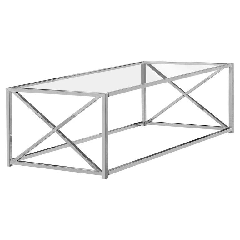 Chrome Metal Coffee Table