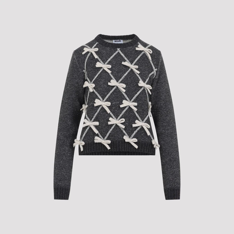 MOSCHINO - Moschino Bow Sweater
