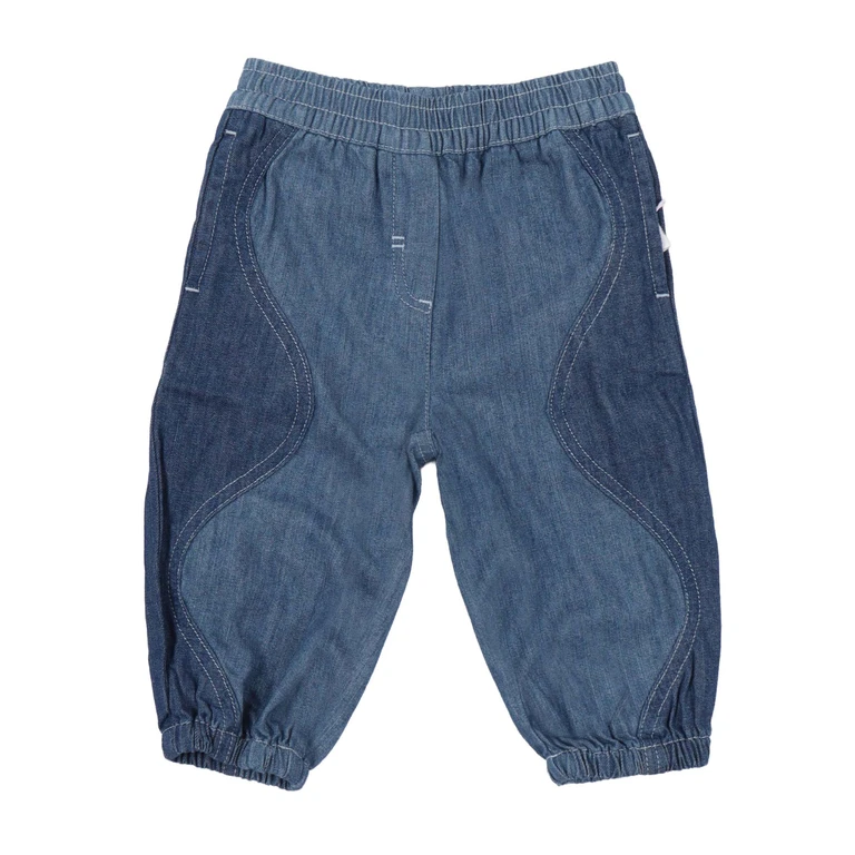 Stella McCartney TROUSER Blue Cotton Pant