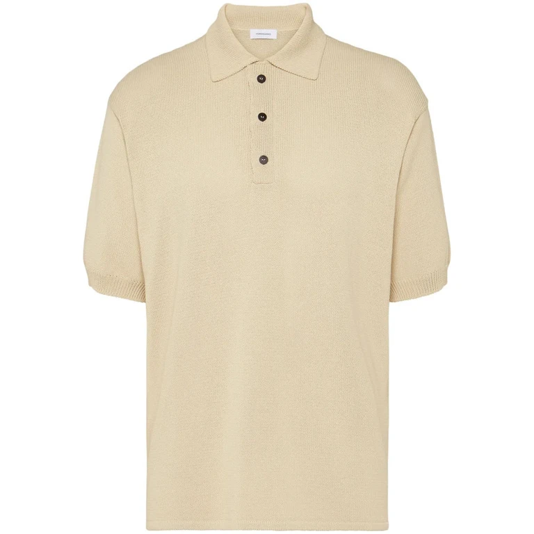 Ferragamo Logo-Plaque Knitted Polo Shirt