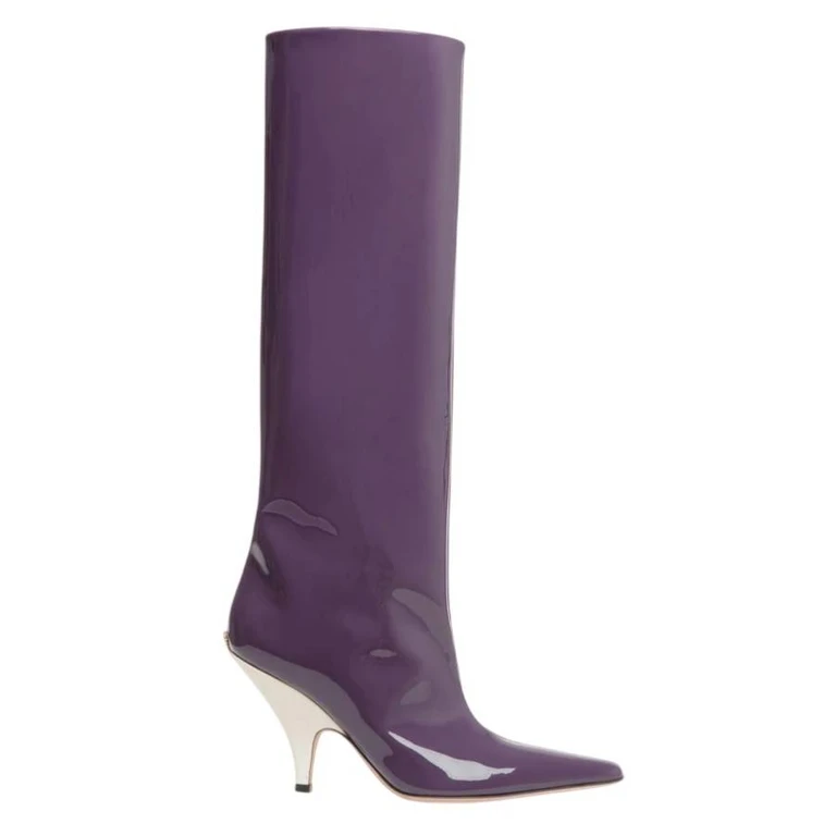 Bally Katy Patent Leather Long Boots