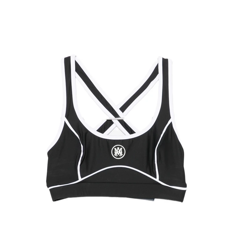 Amiri Logo-print Crossover-strap Sports Bra