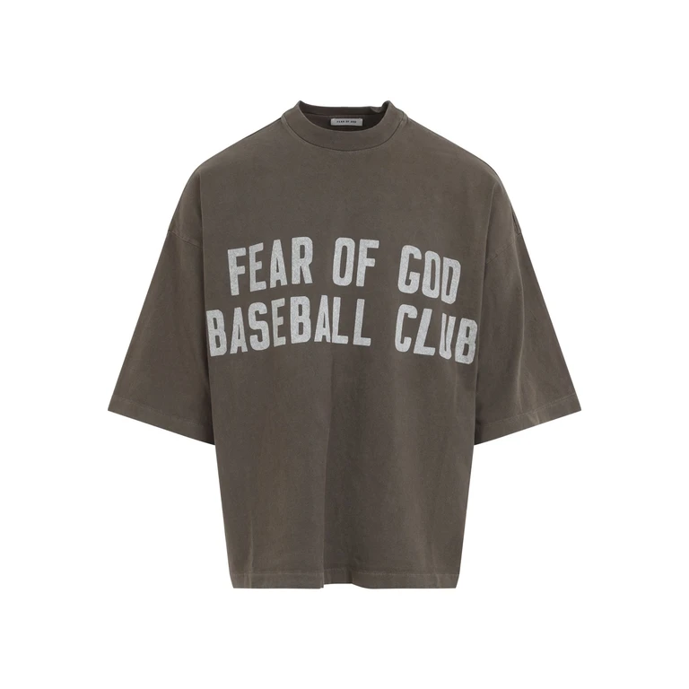 Fear Of God Baseball Club Short Sleeves Tee Cotton - Unisex