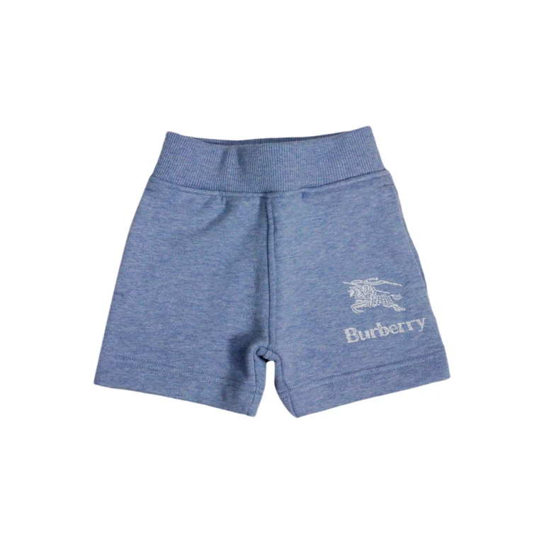Burberry Shorts Light Blue 100co - Kids