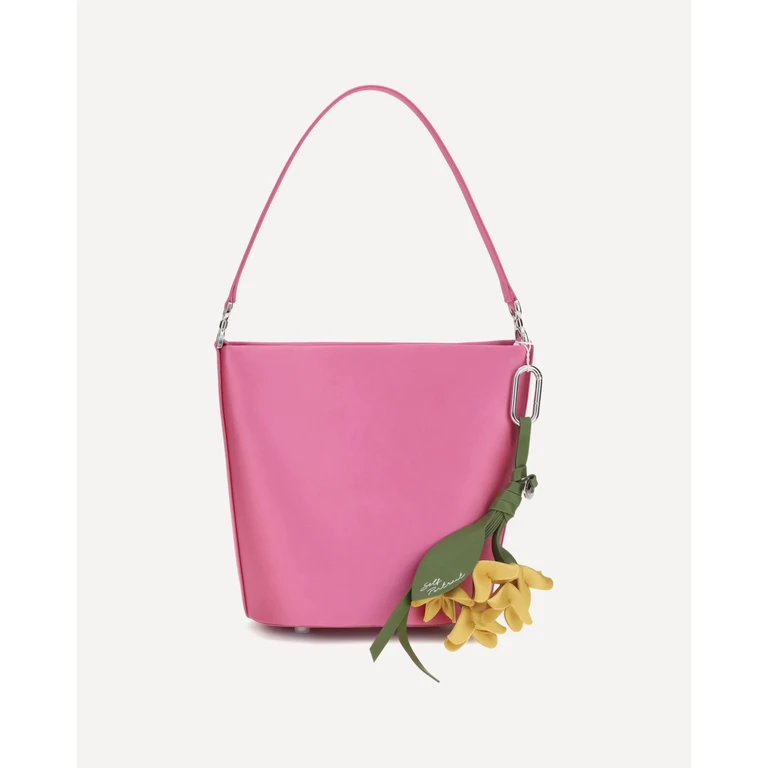 SELF-PORTRAIT Satin Bucket Bag Female UNI