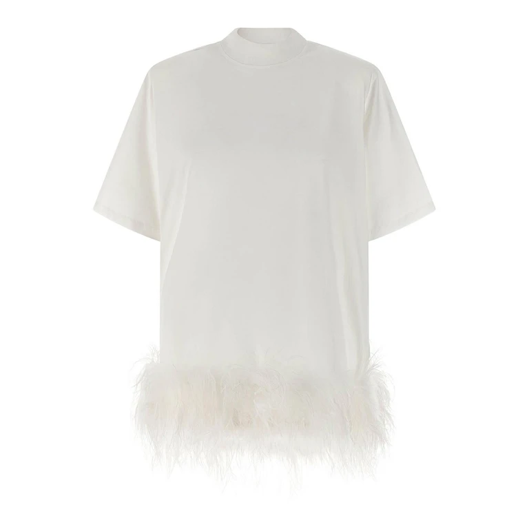 The Attico Robe Au Genou - Blanc