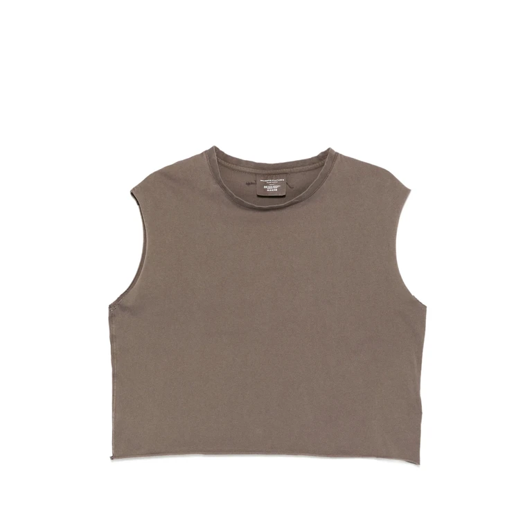 Majestic Filatures Logo-embroidered Sleeveless T-shirt