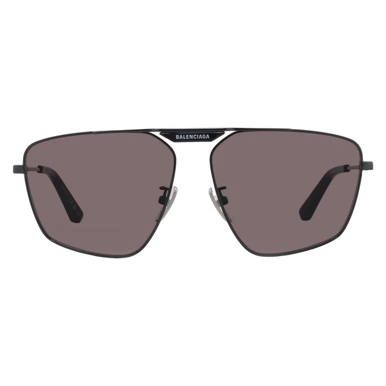 Balenciaga Grey Navigator Mens Sunglasses BB0246SA 001 61