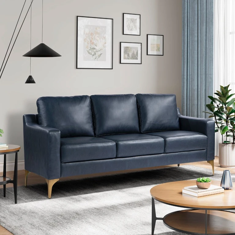 Serta Finneas Navy Sofa