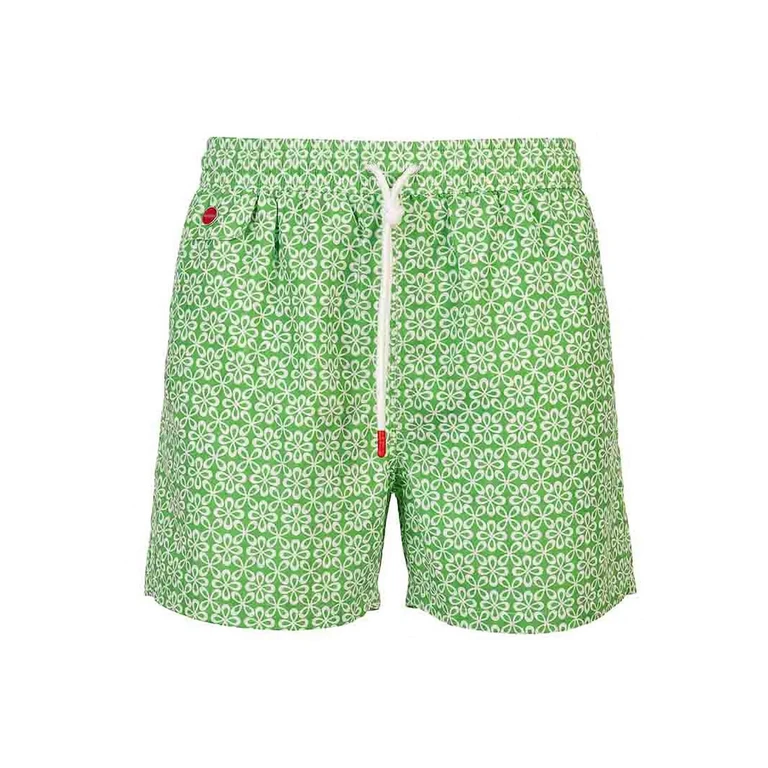 Kiton Short De Bain - Vert