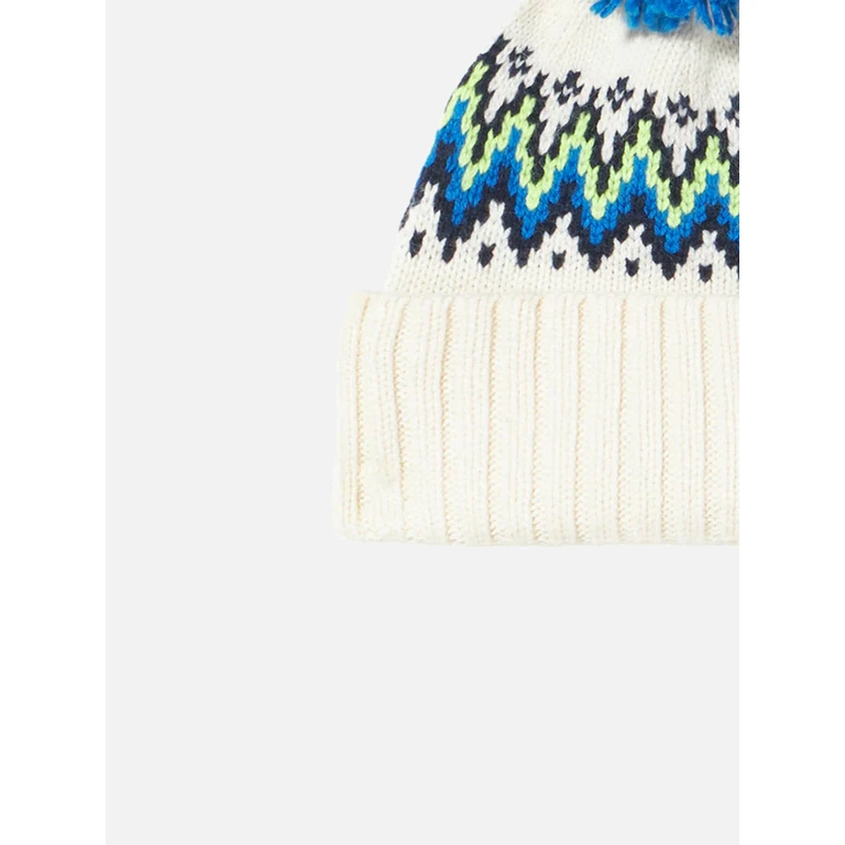 Mc2 Saint Barth Boy Beanie With Icelandic Jacquard Hat - Unisex