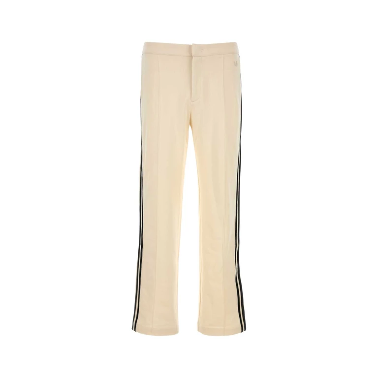 Cream Cotton Blend Adidas X Wales Bonner Joggers Wonderwhite Exterior: Rayon Pantaloni - Men