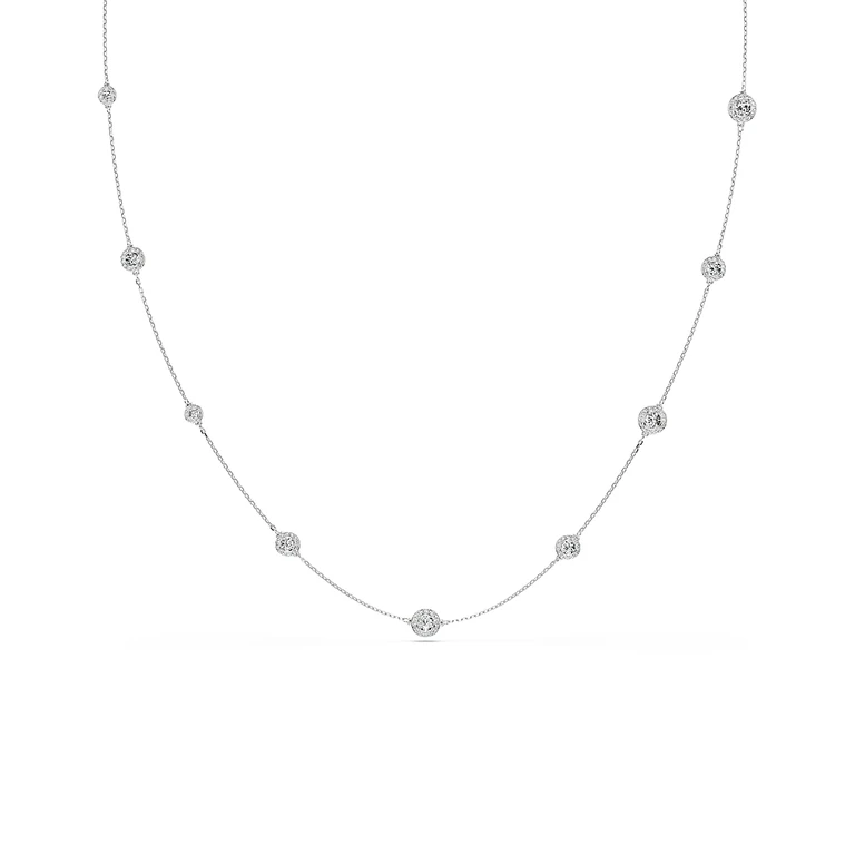 Swarovski Una Crystal Angelic Station Long Statement Necklace, 31.5-35.375