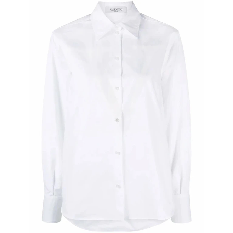 Valentino Garavani Long-Sleeve Cotton Shirt