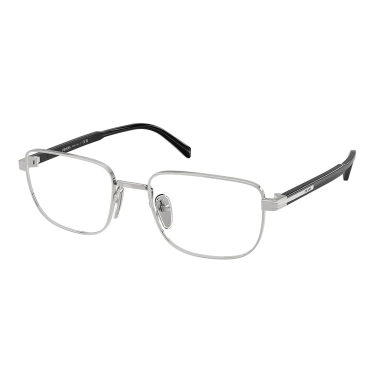 Prada Demo Rectangular Mens Eyeglasses PR B51V 1BC1O1 53