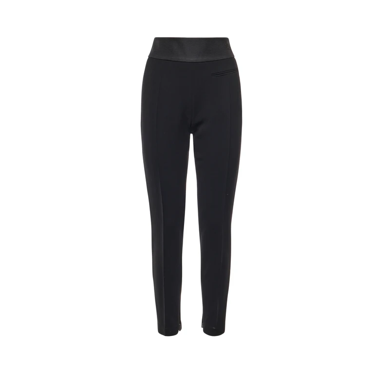 Fendi Black Stretch Cady Pant