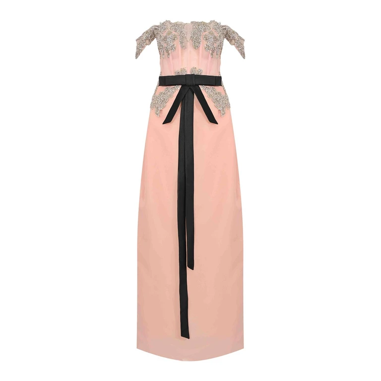 Tarik Ediz Robe De Soirée - Rose