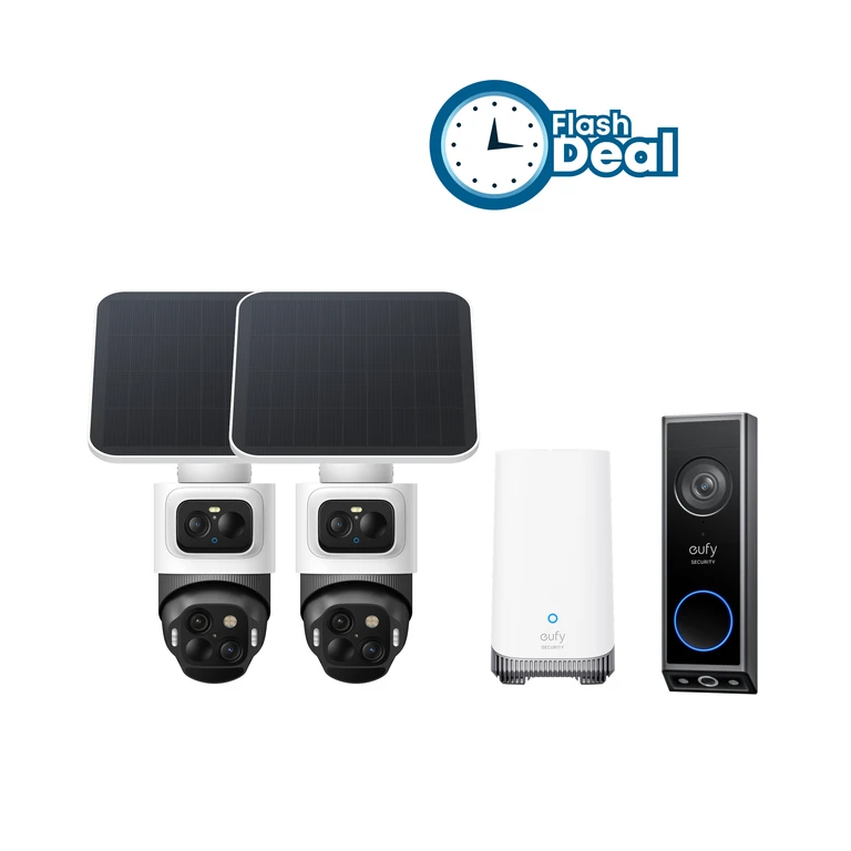 eufyCam S4 2-Cam Kit + Video Doorbell E340