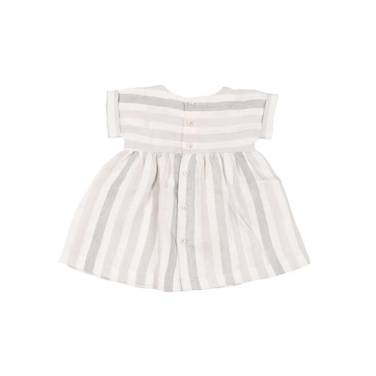 One More In The Family dress Beige Linen