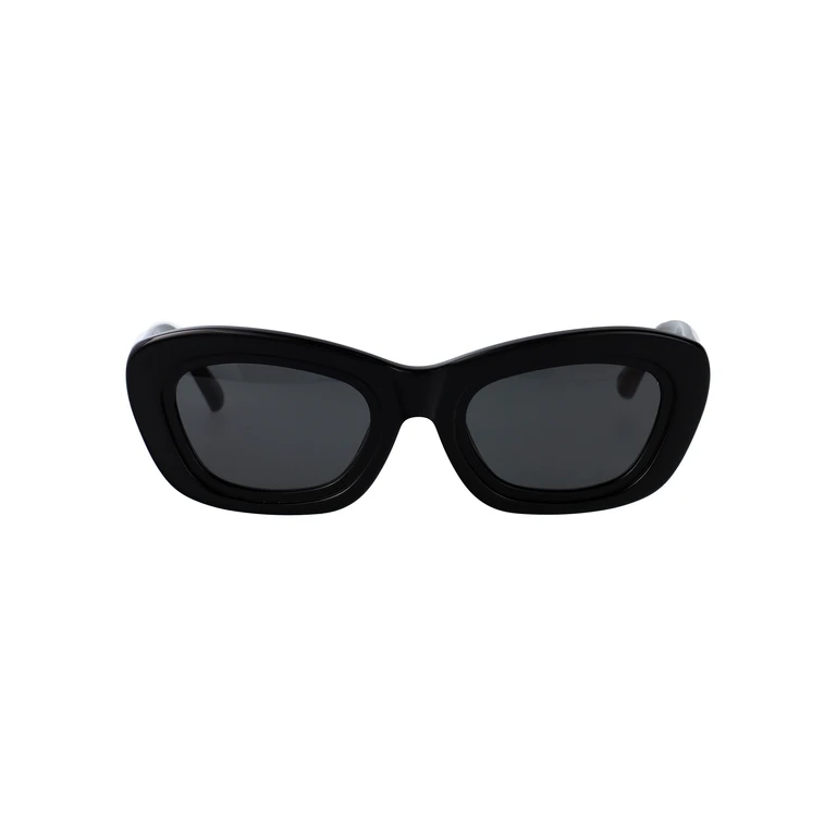 The Attico Attico63c1sun Black/silver/grey Acetate Sunglasses - Women