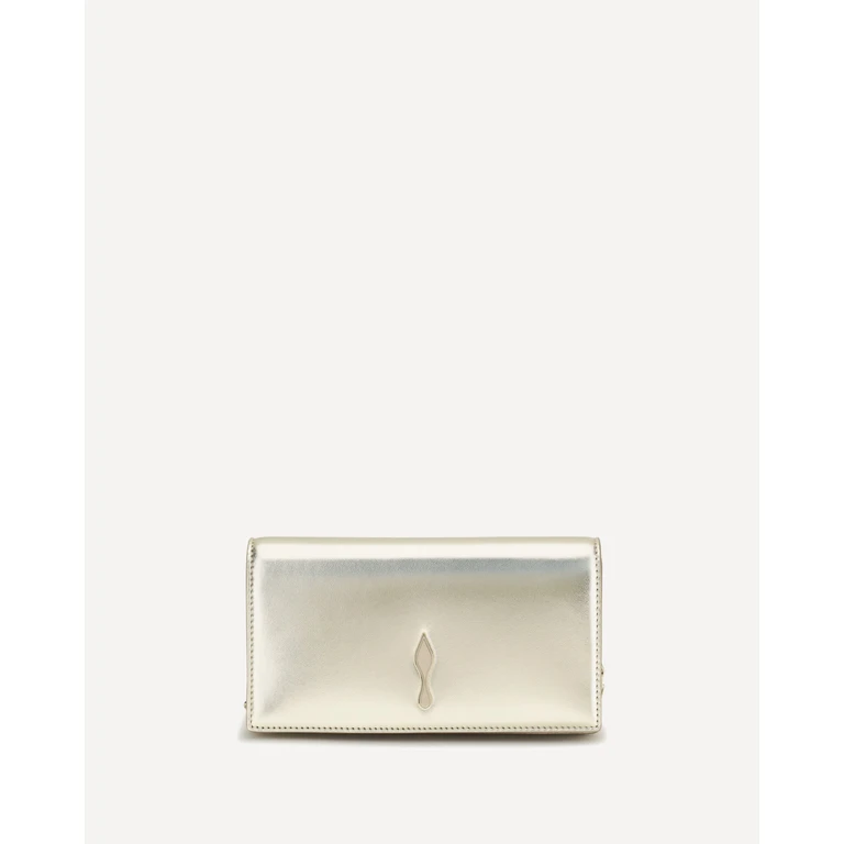 CHRISTIAN LOUBOUTIN Bettina Clutch in laminated leather Female UNI