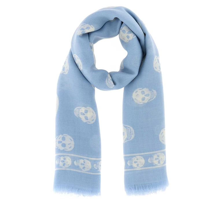 Alexander McQueen Printed Chiffon Foulard