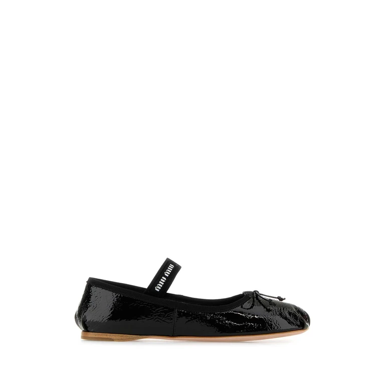 Miu Miu 5f794dfdx05h27 F0002 Nero Agnello Ballerine