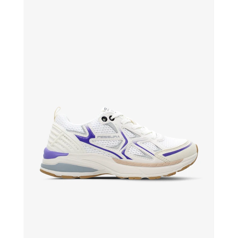 Fessura City 01 04 Ivory-violet Everyday Sneakers - Women