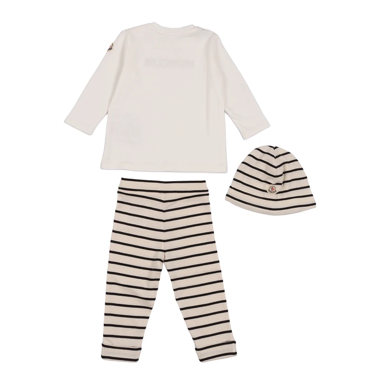Moncler Baby CLOTHING ENSEMBLE + BOX Blue Cotton Gift - Kids