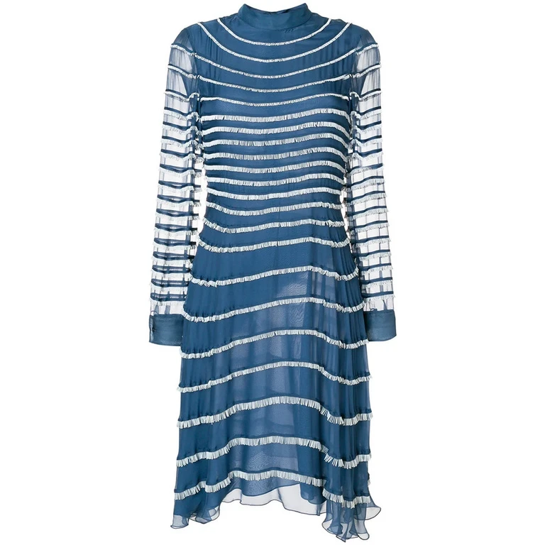 Valentino Garavani Ruffled Midi Dress