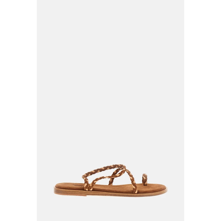 Ancient Greeks Sandals Brown Crosta Leather - Women