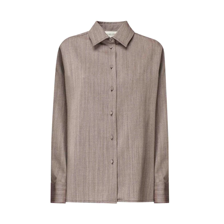Golden Goose Chemise - Marron