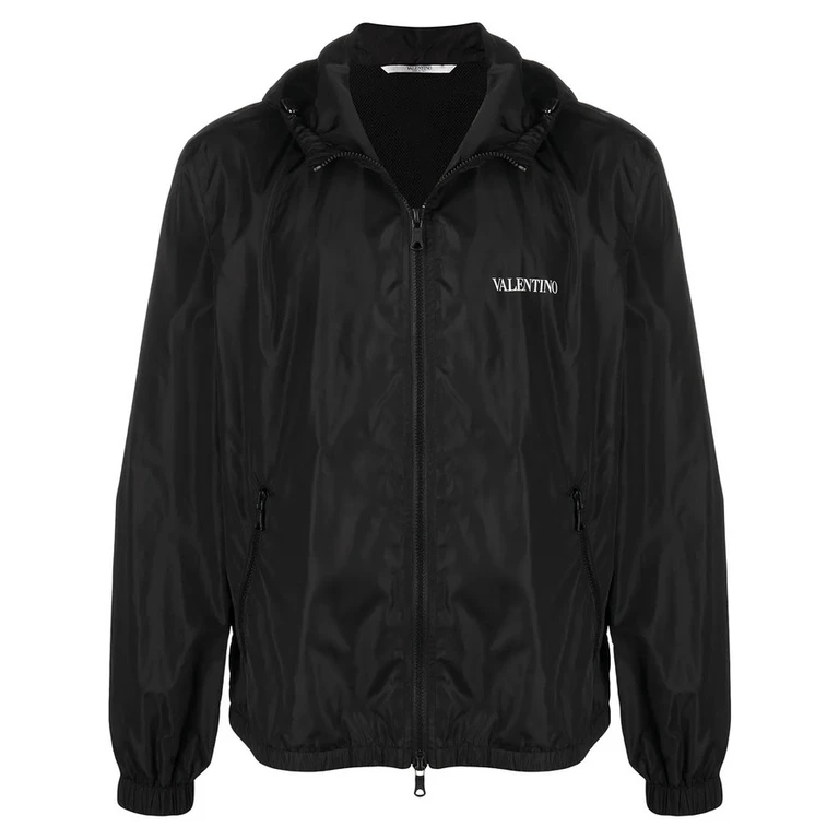 Valentino Garavani Hooded Logo Jacket