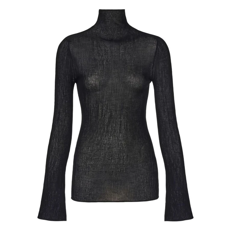 Ferragamo Long Sleeves Round-Neck