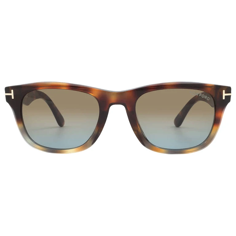 Tom Ford Kendel Grey Rectangular Mens Sunglasses FT1076 56B 54