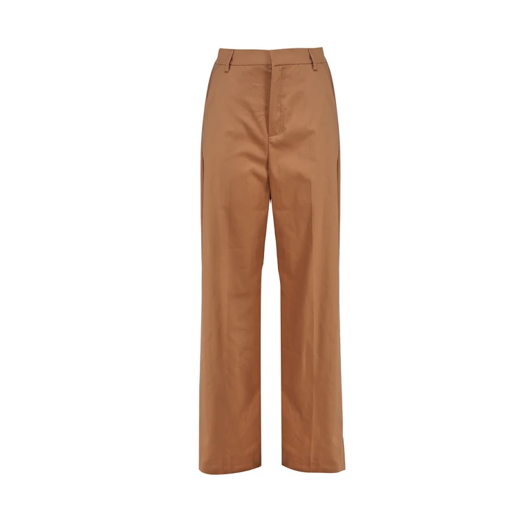 The Andamane High-waisted Cotton Trousers